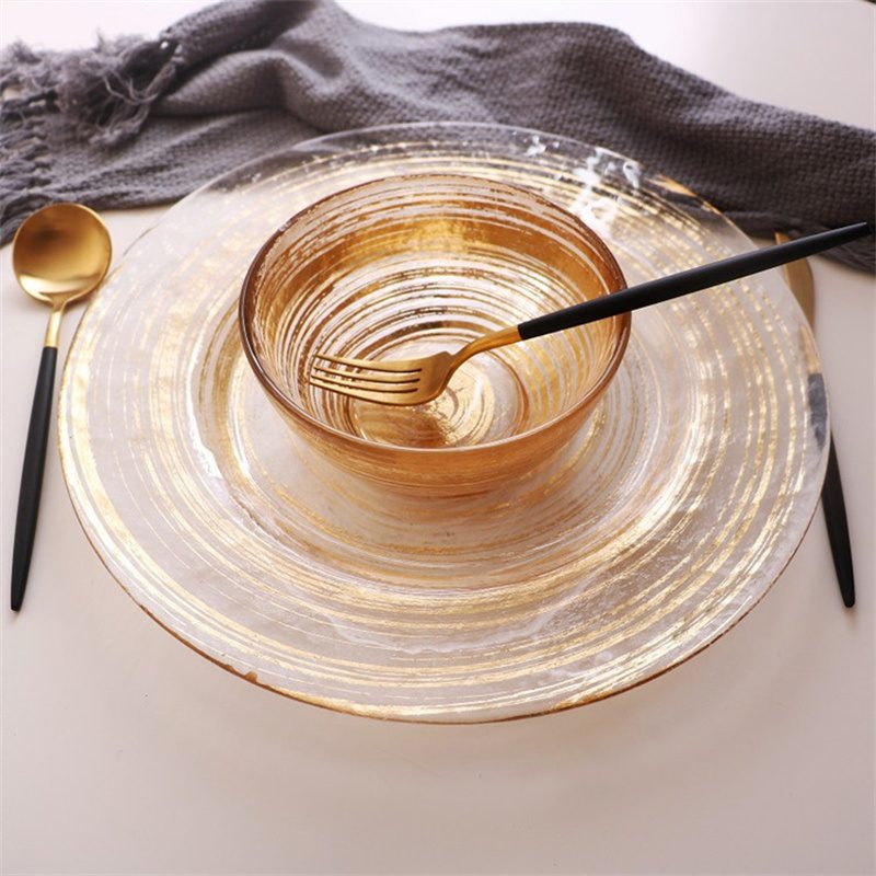 Wholesale Glass Charger Plate PZ-072 - Image 2